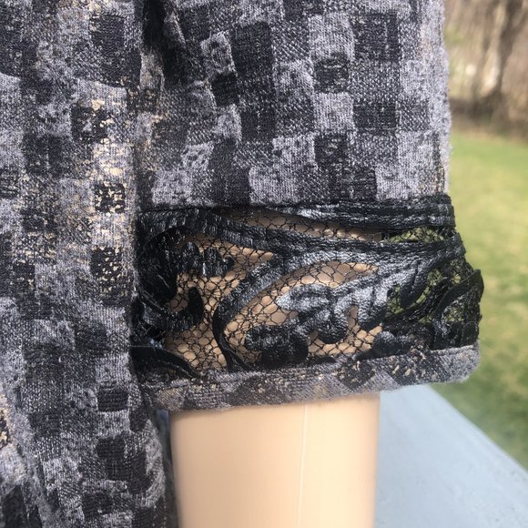 MCM Maternity Pregnancy Short Sleeve Blouse Excellent Cond Made in Canada Size M - Picture 5 of 8